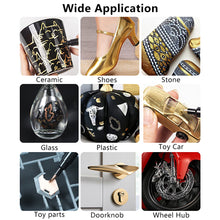 Load image into Gallery viewer, 0.7mm Electroplating Chrome Mirror Silver Marker Liquid Hand-repair Chrome-plated Metal Waterproof Pen Craftwork Paint Pen for Cards Posters Rock Mugs
