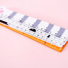 Load image into Gallery viewer, 15cm Cute Kawaii Kitty Paw Cat Straight Ruler Wooden Ruler for Student Drawing Measuring Office Stationery School Supplies