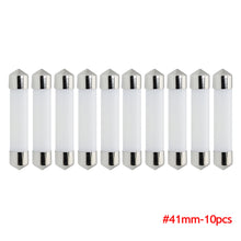 Load image into Gallery viewer, 10Pcs COB Car LED Bulb Map Light C5W Led Festoon Lamp 12V 6000K Vehicle Trunk Car Interior Dome Reading Light License Plate Lamps