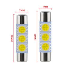 Load image into Gallery viewer, DC12V 3SMD 5050 LED Car Auto C5W Interior Dome White Festoon Trunk Glove Box Vanity Mirror Sun Visor Lights Bulb Lamp For Car