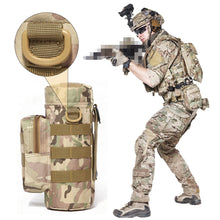 Load image into Gallery viewer, Outdoors Molle Water Bottle Pouch Tactical Gear Kettle Waist Shoulder Bag for Army Fans Military Tactical Water Kettle Holder Pouch