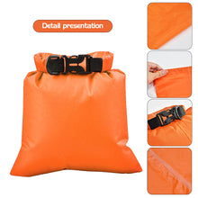 Load image into Gallery viewer, 5pcs Outdoor Swimming Waterproof Dry Bag Beach Buckled Storage Sack Camping Rafting Snorkeling Bags With Adjustable Strap Hook
