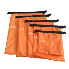 Load image into Gallery viewer, 5pcs Outdoor Swimming Waterproof Dry Bag Beach Buckled Storage Sack Camping Rafting Snorkeling Bags With Adjustable Strap Hook