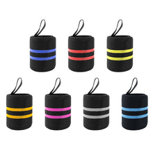 Load image into Gallery viewer, 2Pcs Wrist Wrap Weight Lifting Gym Cross Training Fitness Sports Padded Thumb Brace Strap Power Hand Wraps Support Bar Wristband