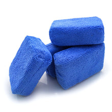 Load image into Gallery viewer, Car Rectangular Microfiber Applicator Cleaning Pads Sponges Cloths Care Microfibre Wax Polishing
