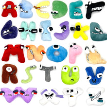 Load image into Gallery viewer, Alphabet Lore Plush Toys Anime Doll Kawaii 26 English Letters Stuffed Toys Kids Enlightenment Montessori Plush Toy Doll Gifts