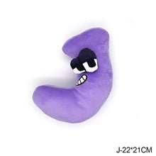 Load image into Gallery viewer, Alphabet Lore Plush Toys Anime Doll Kawaii 26 English Letters Stuffed Toys Kids Enlightenment Montessori Plush Toy Doll Gifts