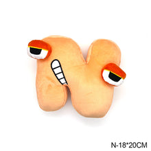 Load image into Gallery viewer, Alphabet Lore Plush Toys Anime Doll Kawaii 26 English Letters Stuffed Toys Kids Enlightenment Montessori Plush Toy Doll Gifts