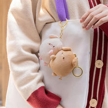 Load image into Gallery viewer, Pair of Magneticed Couple Pig Plush Keychain Cute Creative Plush Kawaii Magneted Backpack Pendant Toy Girl Holiday Gift