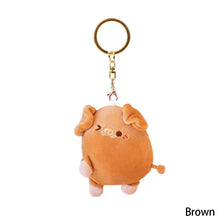 Load image into Gallery viewer, Pair of Magneticed Couple Pig Plush Keychain Cute Creative Plush Kawaii Magneted Backpack Pendant Toy Girl Holiday Gift