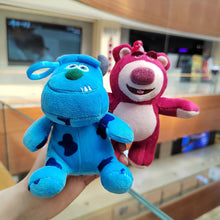 Load image into Gallery viewer, Plush Strawberry Bear Doll Handbag Pendant Bag Doll Couple Doll Keychain Plush Toy Gift Plush Key Ring Bags Pendant Ornaments