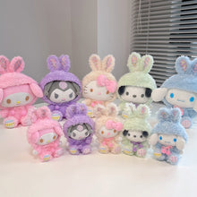 Load image into Gallery viewer, Plush Toy Sanrio Easter Change Rabbit Kulomi Melody Laurel Dog Plush Doll Pendant Doll Decoration Birthday Wedding Gifts