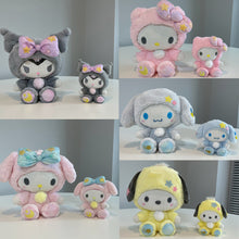 Load image into Gallery viewer, Plush Toy Sanrio Star Pajamas Collection Kulomi Melody Laurel Dog Plush Doll Pendant Doll Decoration Birthday Wedding Gifts