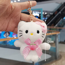 Load image into Gallery viewer, Plush Toy Sanrio Kulomi Melody Laurel Dog Plush Doll Keychain Pendant Doll Decoration Birthday Wedding Gifts Key Ring