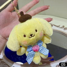 Load image into Gallery viewer, Plush Toy Sanrio Kulomi Melody Laurel Dog Plush Doll Keychain Pendant Doll Decoration Birthday Wedding Gifts Key Ring