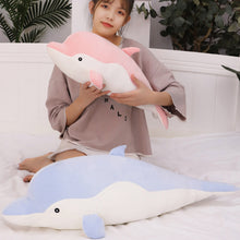 Load image into Gallery viewer, Cute Soft Dolphin Plush Toy Plush Cloth Doll Cotton Animal Nap Pillows Creative Kids Toys Birthday Gift Girl