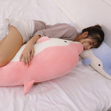 Load image into Gallery viewer, Cute Soft Dolphin Plush Toy Plush Cloth Doll Cotton Animal Nap Pillows Creative Kids Toys Birthday Gift Girl