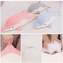 Load image into Gallery viewer, Cute Soft Dolphin Plush Toy Plush Cloth Doll Cotton Animal Nap Pillows Creative Kids Toys Birthday Gift Girl