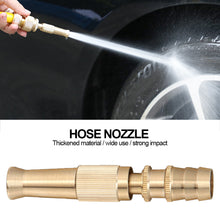 Load image into Gallery viewer, Car High Pressure Water Spray Gun Spray Nozzle Washing Machine Nozzle Hose Pipe Metal Brass Lawn Garden