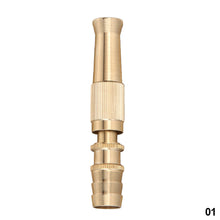 Load image into Gallery viewer, Car High Pressure Water Spray Gun Spray Nozzle Washing Machine Nozzle Hose Pipe Metal Brass Lawn Garden