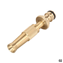 Load image into Gallery viewer, Car High Pressure Water Spray Gun Spray Nozzle Washing Machine Nozzle Hose Pipe Metal Brass Lawn Garden