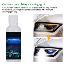 Load image into Gallery viewer, 20ml/30ml/50ml Car Headlight Repair Fluid Scratch Remove Refurbishment Coating Oxidation Repair Polishing Light Repair Agent