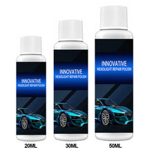 Load image into Gallery viewer, 20ml/30ml/50ml Car Headlight Repair Fluid Scratch Remove Refurbishment Coating Oxidation Repair Polishing Light Repair Agent