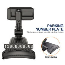 Load image into Gallery viewer, 1260 Degree Rotatable Car Cell Phone Support Dashboard with Phone Number Phone Holder For 7 Inch Mobile Phone Stand