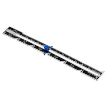 Load image into Gallery viewer, Sliding Gauge Sewing Measuring Tool Aluminum Quilting Ruler Hemming Measuring with Sliding Marker for Knitting Crafting Sewing Beginner