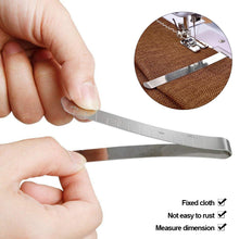 Load image into Gallery viewer, Metal Sewing Crimping Clip Stainless Steel Ruler for DIY Clothing Stitching Pinning Marking Quilting Ruler Tool