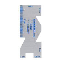 Load image into Gallery viewer, Precision Seam Measuring Gauge Fabric Marker Metal Quilting Tailor Ruler Template Sewing Ruler for DIY Patchwork Craft Accessories