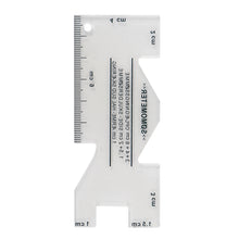 Load image into Gallery viewer, Precision Seam Measuring Gauge Fabric Marker Metal Quilting Tailor Ruler Template Sewing Ruler for DIY Patchwork Craft Accessories