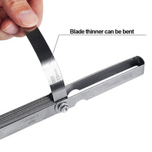 Load image into Gallery viewer, 32 Blades Metric Size Feeler Gauge High Precision 0.04-0.88mm Thickness Gages Gap Filler Feeler Gauges Probe Gap Measuring Tool