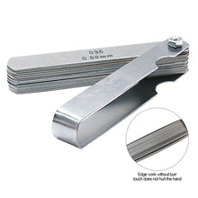 Load image into Gallery viewer, 32 Blades Metric Size Feeler Gauge High Precision 0.04-0.88mm Thickness Gages Gap Filler Feeler Gauges Probe Gap Measuring Tool
