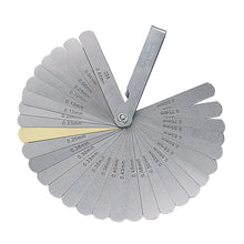 Load image into Gallery viewer, 32 Blades Metric Size Feeler Gauge High Precision 0.04-0.88mm Thickness Gages Gap Filler Feeler Gauges Probe Gap Measuring Tool