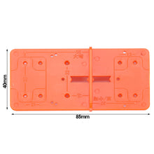 Load image into Gallery viewer, 35/40mm Punch Hinge Drill Hole Opener Locator Drilling Guide for Woodworking Cabinet Doors Install DIY Template Tool