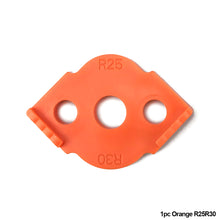Load image into Gallery viewer, 4PCS Woodworking Router Corner Radius Templates Jig R5 to R40 ABS R Angle Routing Curved Corner Milling Circular Radian High Hardness Tool