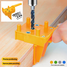 Load image into Gallery viewer, Woodworking Punch Locator Handheld Drill Bit Hole Puncher 6/8/10mm For Cross Dowel Drill Jig Carpenter Job Tool Hand Tools