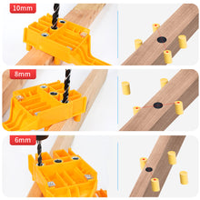 Load image into Gallery viewer, Woodworking Punch Locator Handheld Drill Bit Hole Puncher 6/8/10mm For Cross Dowel Drill Jig Carpenter Job Tool Hand Tools