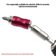 Load image into Gallery viewer, Magnetic Screw Drill Tip Screwdriver Bits Drill Hand Tools Drill Bit Extension Rod Quick Change Locking Bit Holder Drive Guide Woodworking Tools