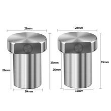 Load image into Gallery viewer, 19mm 20mm Stainless Steel Workbench Peg Bench Clamp Woodworking Table Limit Block Tenon Stopper Quick Release Positioning Planing Plug
