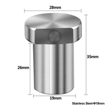 Load image into Gallery viewer, 19mm 20mm Stainless Steel Workbench Peg Bench Clamp Woodworking Table Limit Block Tenon Stopper Quick Release Positioning Planing Plug