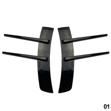 Load image into Gallery viewer, 2Pcs Car Front Bumpers Lip Air Vent Trim Spoiler Canards Splitter Styling Accessory for Benz A-Class A180 A200 A220