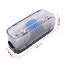 Load image into Gallery viewer, 30-150A Car Audio Fuse Power Fuse Holder Stereo Audio Single Way AGU Fuse Holder Power Distribution Block Fusebox