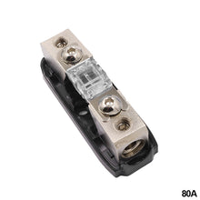 Load image into Gallery viewer, 30-150A Car Audio Fuse Power Fuse Holder Stereo Audio Single Way AGU Fuse Holder Power Distribution Block Fusebox