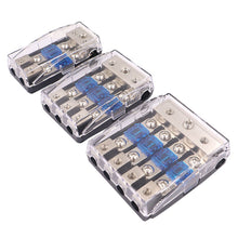 Load image into Gallery viewer, Car Mini Fuse Holder Stereo Audio AFS Fuse Holder Power Distribution Block Fuse Box Audio Modification Zinc Alloy Nickel Plating