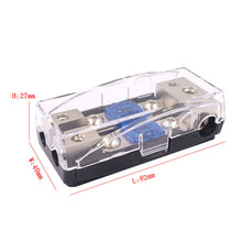Load image into Gallery viewer, Car Mini Fuse Holder Stereo Audio AFS Fuse Holder Power Distribution Block Fuse Box Audio Modification Zinc Alloy Nickel Plating