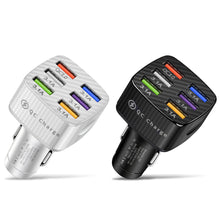 Load image into Gallery viewer, 75W 15A 6USB Car Charger Fast Charging Phone Adapter Car For Phone Car Quick Charge