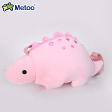 Load image into Gallery viewer, Metoo Animal Satchel with Strap Plush Doll Dinosaur Toys Cute Stuffed Animals for Girls Boys Baby Kid School Bag in Kindergarten