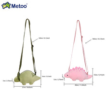 Load image into Gallery viewer, Metoo Animal Satchel with Strap Plush Doll Dinosaur Toys Cute Stuffed Animals for Girls Boys Baby Kid School Bag in Kindergarten